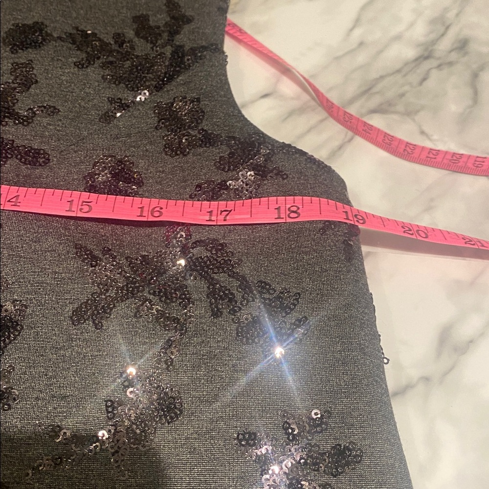 MaxMara Black Sequin Mini Dress L - Picture 13 of 14